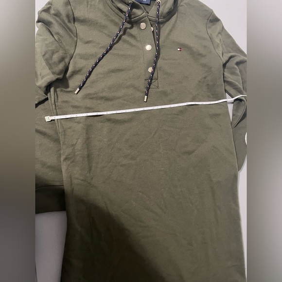 Tommy Hilfiger Army Green Long Top/Dress size M - Picture 10 of 12